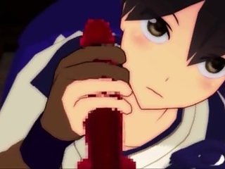 Kaga Blowjob - Kancolle MMD -