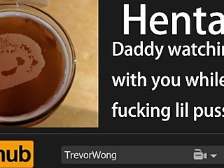 Erotic audio only, masturbation and moaning while watching japanese hentai