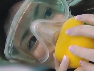 Sexy Asian Underwater In Swimming Pool Scuba Diving Training Lips PART 1
