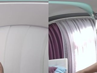 Full VR Blonde Babe Masturbating