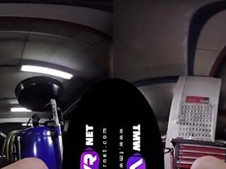 Full VR Slut Teen Suck and Fuck in the Garage