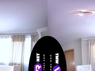 Full VR Blonde Babe Masturbating