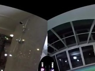 Full VR Lesbians on the poolside