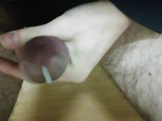 Masturbation with a penis ring.