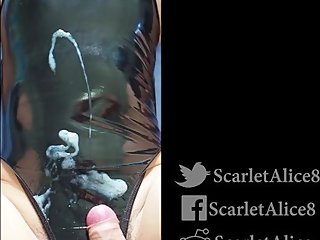 Japanese Girl Handjob Latex Swimsuit Huge Cumshot - Amateur Scarlet Alice