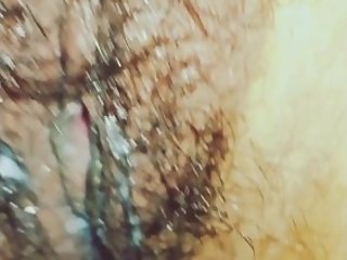 Japanese Teen girl hair pussy wet and cream pussy Fingering hot pussy