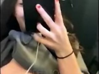 white girl sucks strangers dick on airplane