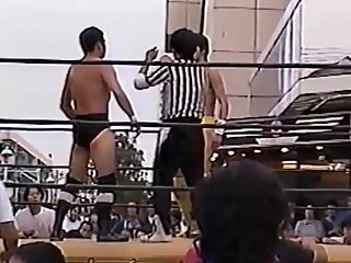 Japanese student wrestling