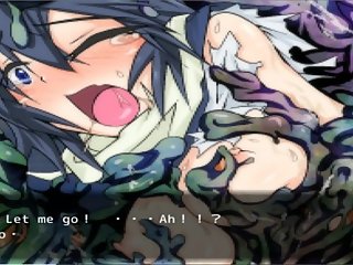 Taimamiko Yuugi [Hentai Game] Ep.2 Tentacle garbage monster fucks a lady