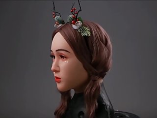 Wearing a realistic silicone mask online /Male To Female