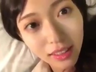 A young Japanese wife in her live chat