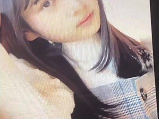 ???46 ????? ?????Kamimura Hinano Hinatazaka46 bukkake