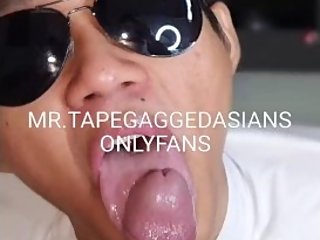 Japanese student in formal wear sucking my cock blowjob