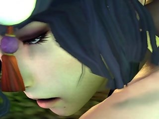 Ditzy Orcs Yuu Route 1st Horror Segment (Titty Sex) (1080p)