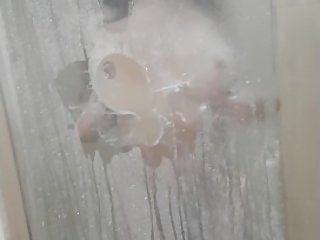 Having fun in the shower